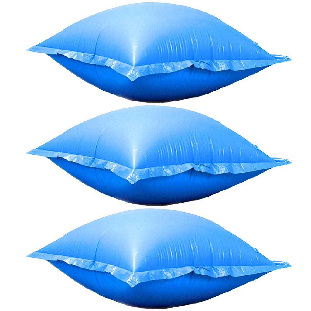 SWIMLINE HYDROTOOLS Air Pillow For Above Ground Pools Cover Winterizing 3-Pack | 4 x 4 ft Cushion Swimming Pool Closing Winter Kit | Cold Resistant Ice Equalizer Thick Pillows Accessories | 1144 ACC44