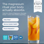 JSHealth Magnesium Powder for Sleep. 400mg Triple-Form Glycinate, Citrate, Amino Acid Chelate. Raspberry Lemonade. By Nutritionist Jessica Sepel (30 Servings) - Peach