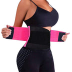 VENUZOR Waist Trainer Belt for Women - Waist Cincher Trimmer - Slimming Body Shaper Belt - Sport Girdle Belt (UP Graded)(Hot Pink,XX-Large)