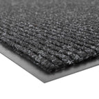 Notrax 109 Industrial Door Mat, 2' x 3' Small Entrance Mat, Heavy Duty Commercial Rug for Businesses, Welcome Lobbies, Garage, and Mudroom, Made in the USA, Charcoal Black, Brush Step 109S0023CH