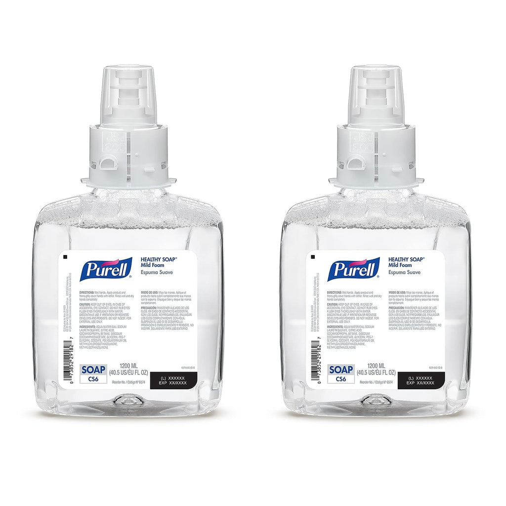 Purell CS6 Healthy Soap Foam Refill, 2ct x 1200 mL - 6574-02