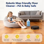 VILLAPOOL Floor Cleaning Solution Compatible with Roborock Robot Vacuums & Wet Dry Vacuums, Deep Cleaning Formula for Hardwood, Tile & Laminate Floors, Gentle and Powerful, 1L (33.8 fl oz)