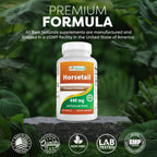 Best Naturals Horsetail 440 mg 180 Capsules (180 Count (Pack of 2))