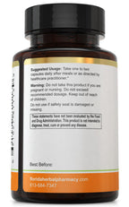 Florida Herbal Pharmacy Apricot Supplement Capsules 10:1 (120 Capsules) 500 mg per Capsule, 1000 mg Serving