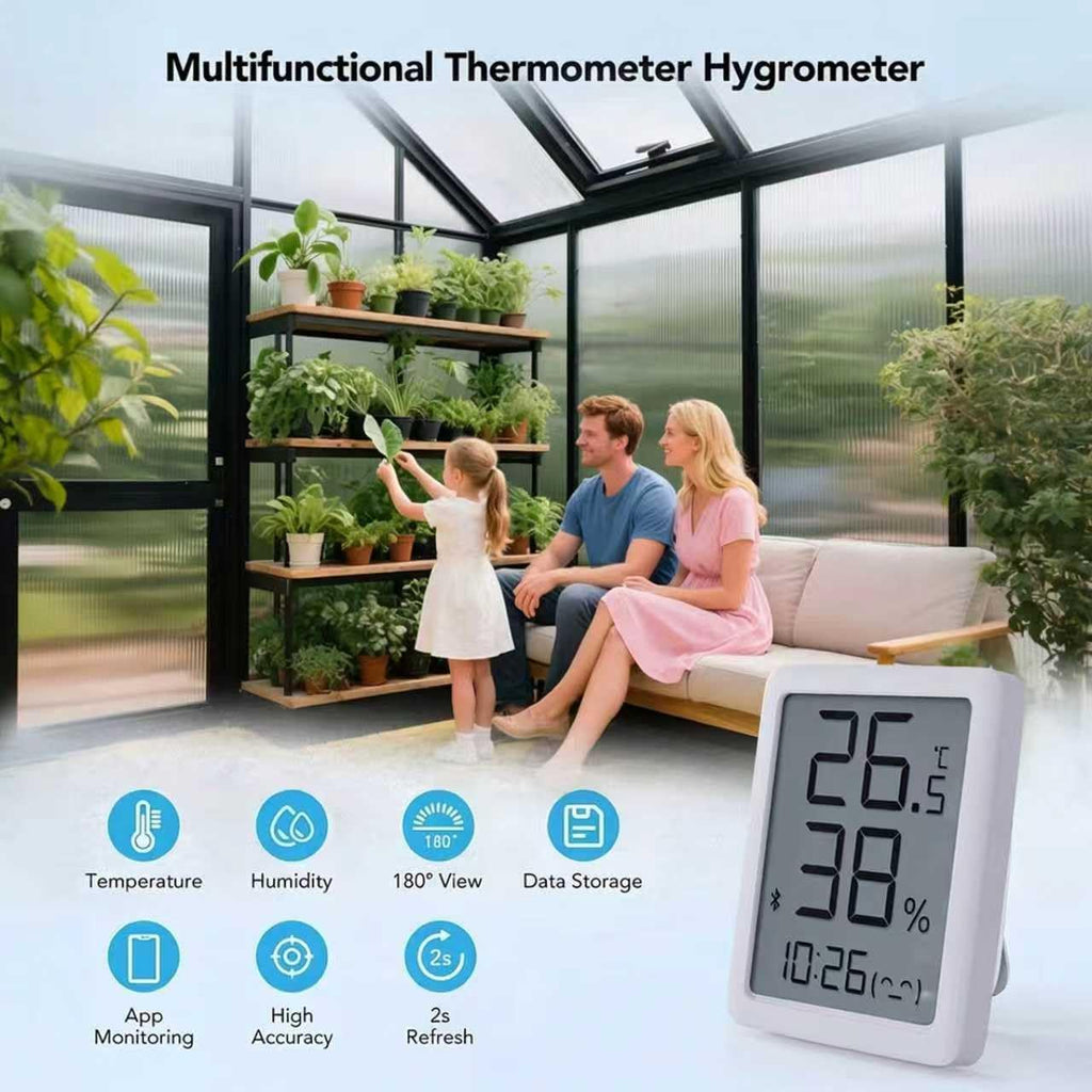 6x8 FT Greenhouse with Hygrometer, Windproof Warm Plant Green Houses