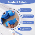 5 Rolls Painters Tape 1.5Inch Wide Blue Painters Tape for Wall Painting