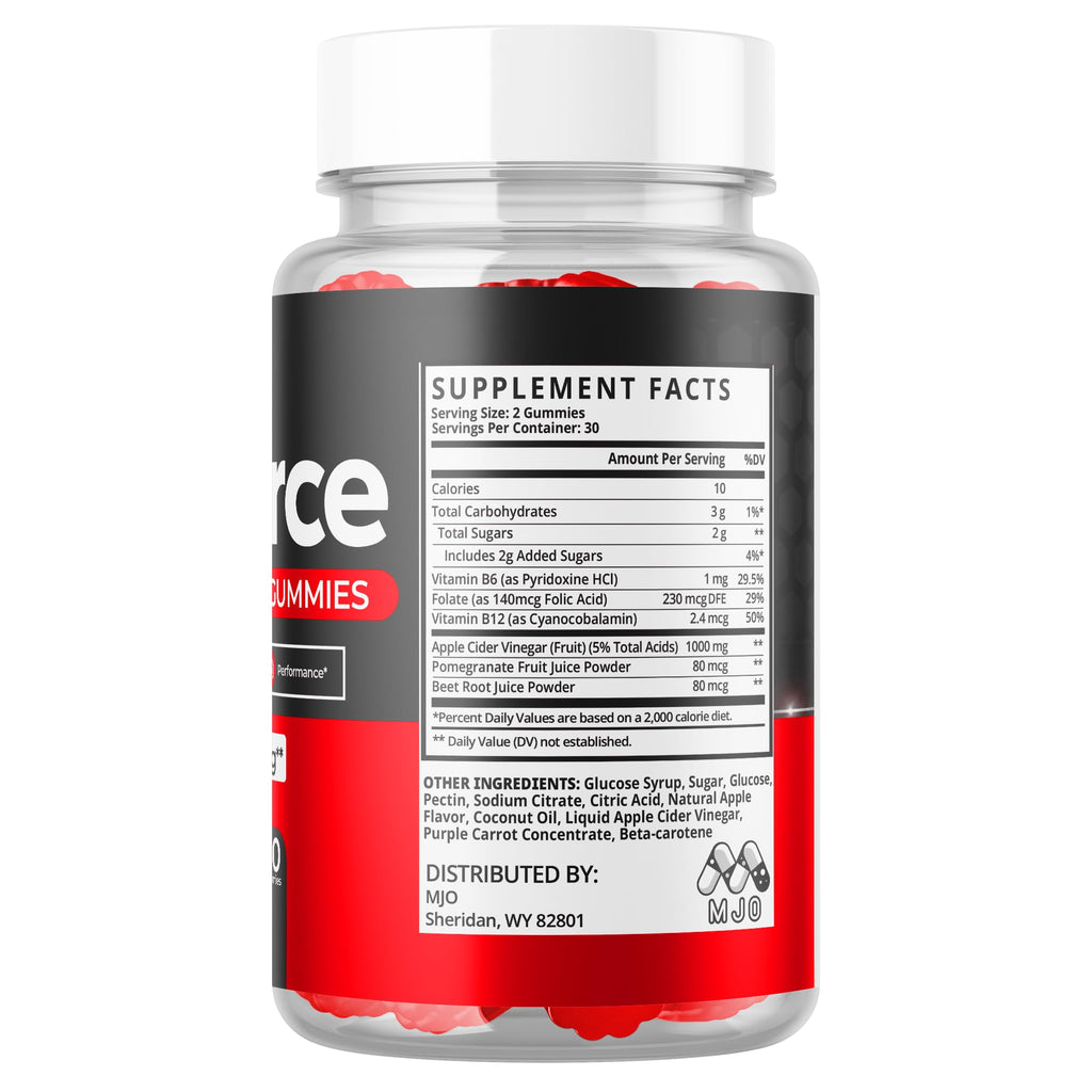 Max Force Gummies, Official Max Force Gummys with All Natural Ingredients, Advanced Formula Max Strength Supplement with Natural Active Lifestyle Support Featuring Premium Multivitamins (60 Gummies)