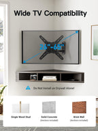 Pipishell Full Motion TV Wall Mount for 26–65 inch TVs up to 80 lbs