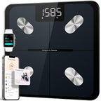 Etekcity Smart Scale for Body Weight, FSA&HSA Eligible, Bathroom Digital Weighing Scale with BMI, Body Fat, Muscle Mass, Accurate Bluetooth Home User Health Equipment Sync Apps, LED, Tempered glass