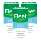Fleet Laxative Saline Enema for Adult Constipation, 4.5 fl oz, 4 Bottles (Pack of 3)