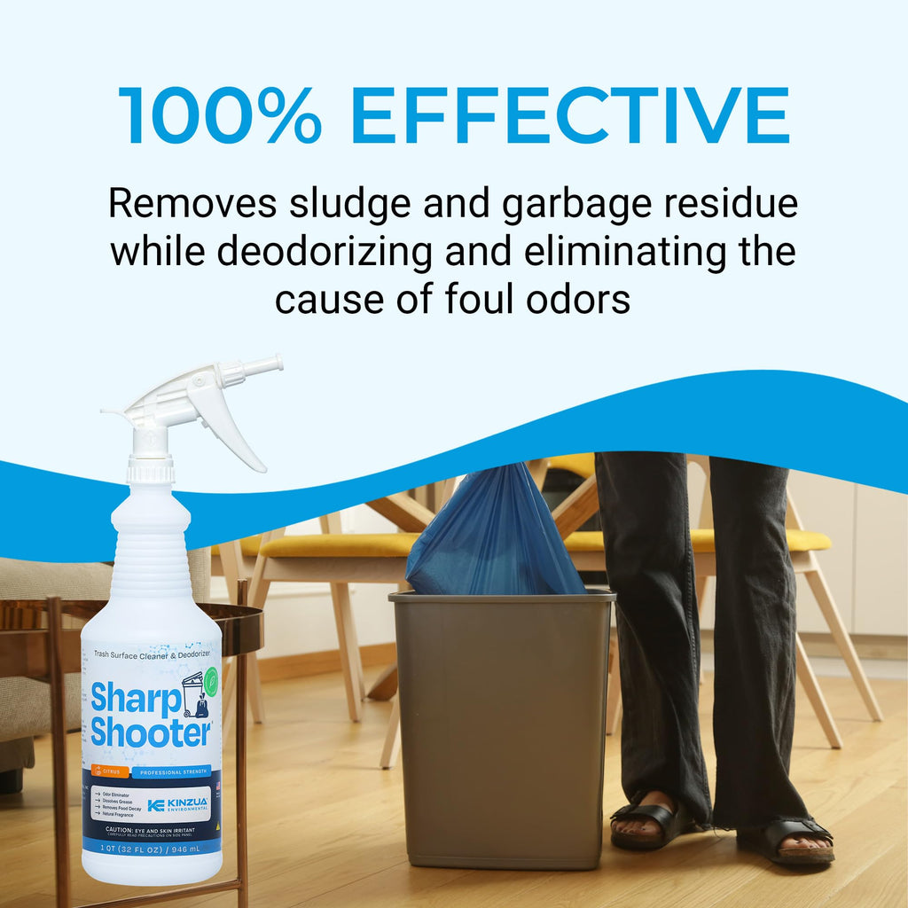 Sharpshooter Trash Can Cleaner, Odor Eliminator, Citrus, 32 oz, 2-Pack