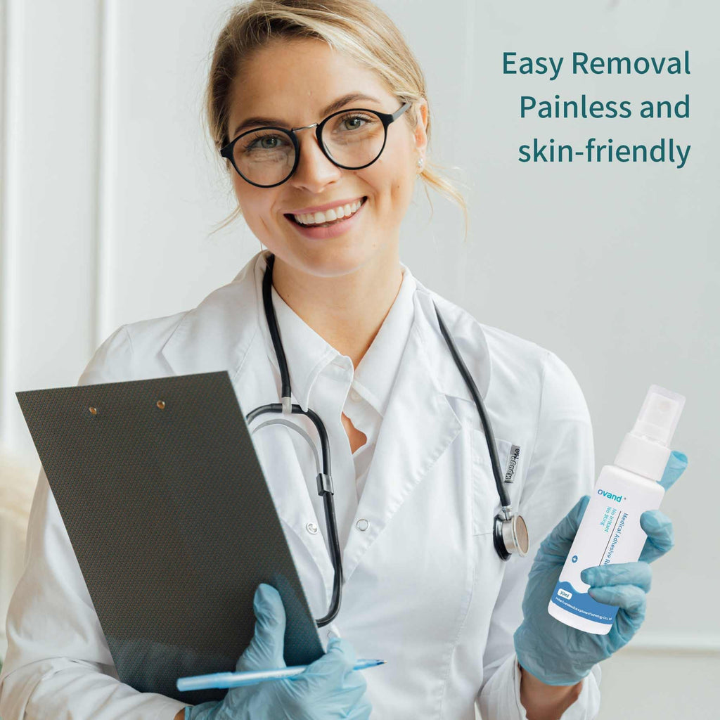 Medical Adhesive Remover Spray - 1 oz.No-Sting Ostomy Adhesive Remover Spray: Adhesive Remover for Skin,Ostomy,Mastectomy,Adhesive Tape