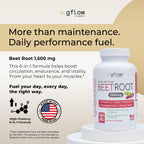 gflow vitamins Beet Root Capsules Organic - All Natural with Vitamin C and Zinc - Supports Heart Health & Stamina, Non-GMO, 180 Vegetarian Capsules | Made in USA