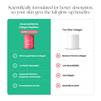 Haroutine Advanced Marine Collagen Powder Plus Liposomal Vitamin C, Hyaluronic Acid & Biotin, Sugar-Free Type I Collagen Supplement for Skin, Hair, Nails, Joint & Gut Health - 30 Servings, Unflavored