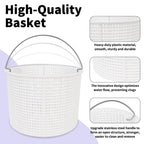 Pulems SPX1082CA Pool Skimmer Basket Replacement for Hayward & Aladdin B-152 Skimmers, Skimmer Basket for Inground Pool Replace SP1083 SP1084 1085 1086 SP1075 Baskets - Upgrade Basket with Handle