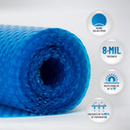 Blue Wave 21-ft Round Solar Pool Cover 8-Mil Blue – Solar Cover for Above Ground Pool, Thermal Bubble Blanket for Heat Retention & Reduced Evaporation