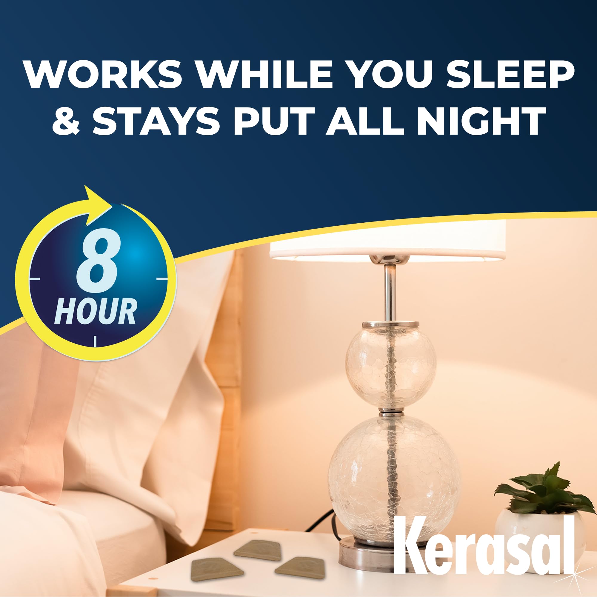 Kerasal Nighttime Renewal Fungal Nail Patches - 14 Patch - Overnight Repair for Nail Fungus Damage, 8-Hour Treatment Restores Healthy Appearance (Packaging May Vary)