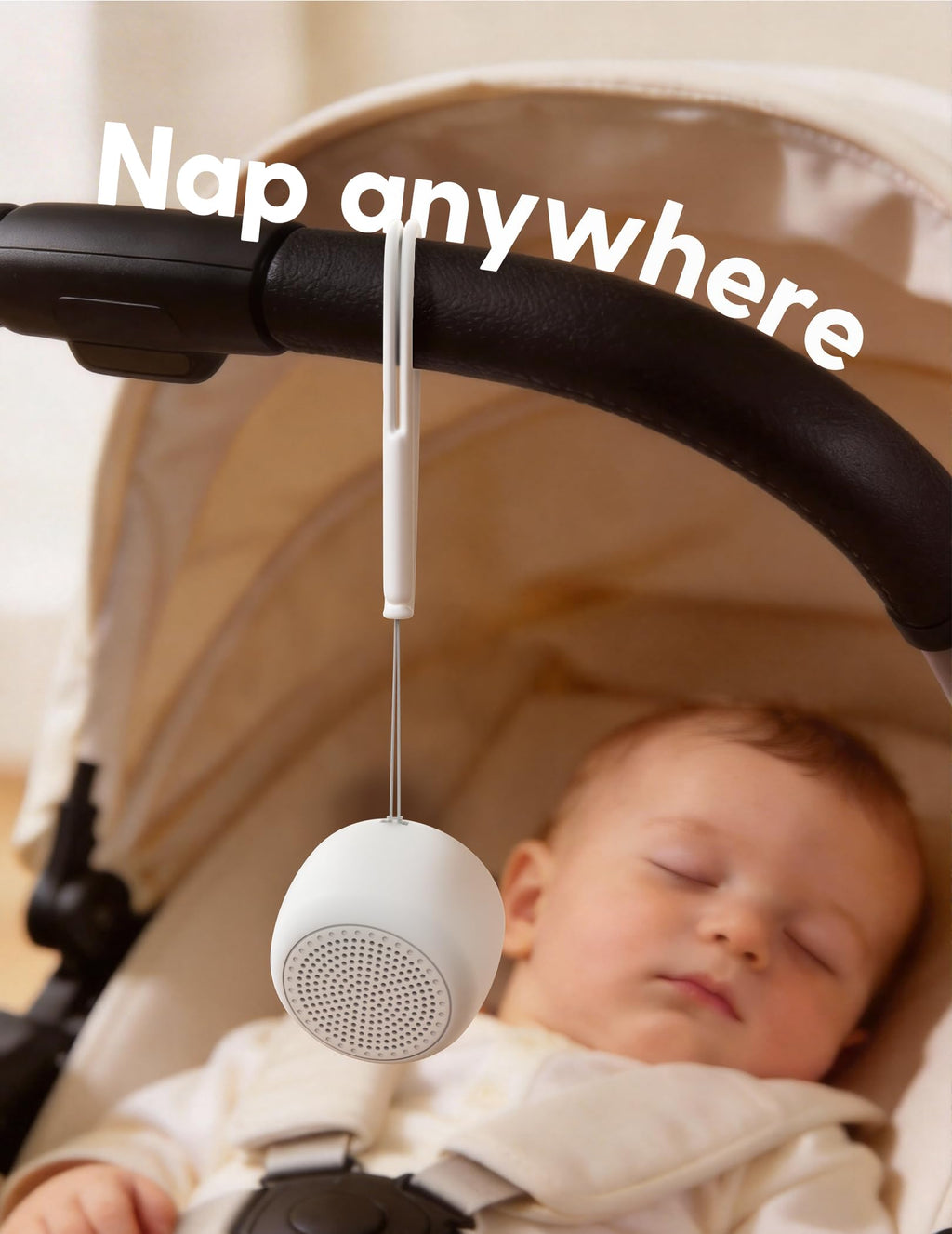 Babelio Pocket Mini Portable White Noise Machine for Travel, 15 Sounds