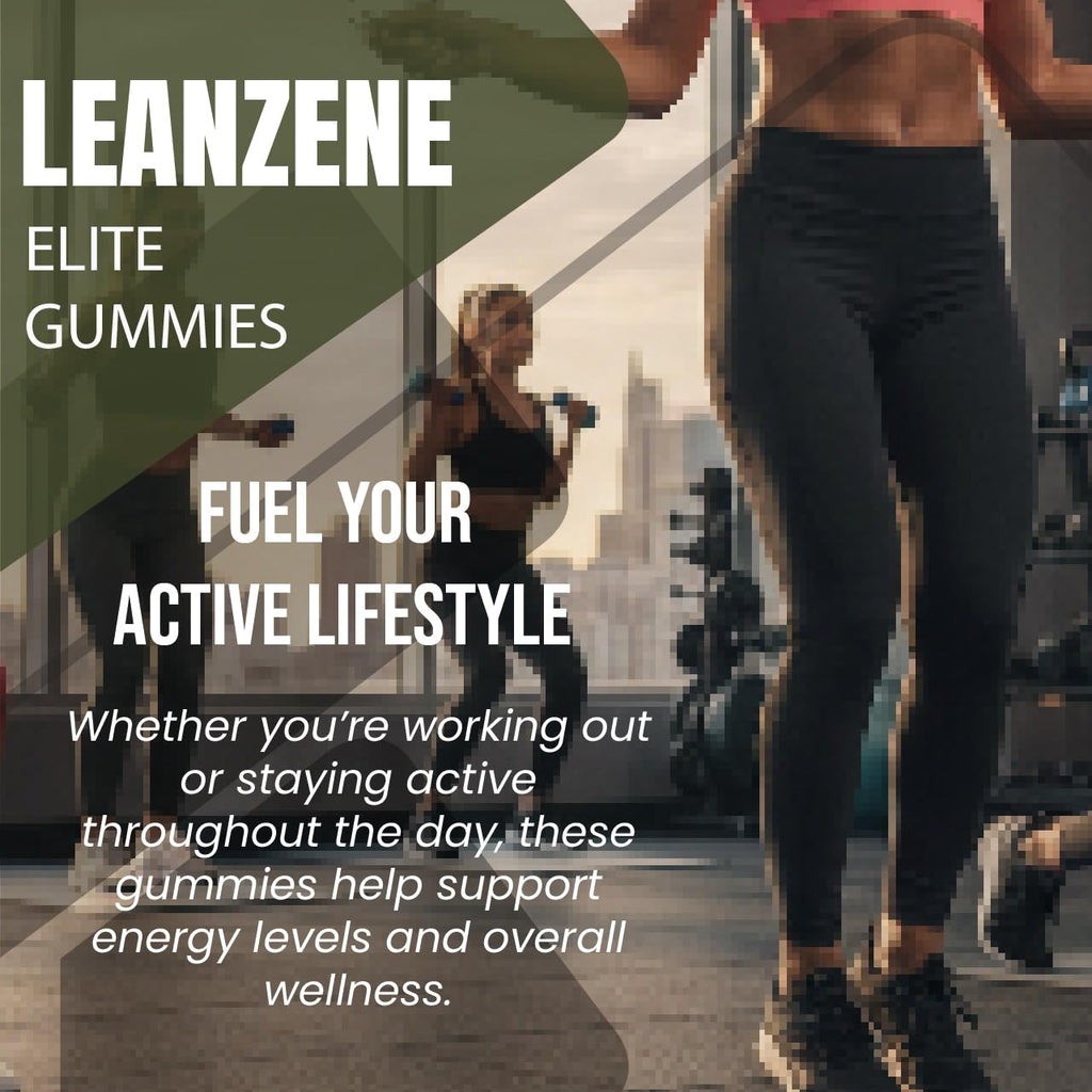 (1 Pack) LeanZene Gummies, Official Lean Zene Supplement Gummys with Premium Ingredients, Advanced Formula Support for Active Lifestyle & Overall Wellness Reviews (60 Gummies)