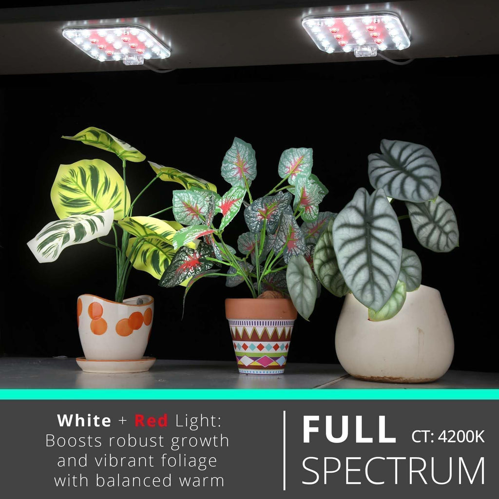 DOMMIA Under Shelf Grow Light,USB LED Panel,Auto Timer,Dimmable,Indoor