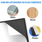 Pokiiulk Classic Baseplates, Peel and Stick Base Plates for Building Bricks, Compatible with Major Brands, Self-Adhersive Base for Bricks 10" x 10", 6 Pack Black…