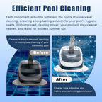 Wadoy AXV417WHP Pool Cleaner Kit Compatible with Hayward Navigator Pool Vac Ultra Pool Cleaners with AXV604WHP Front and Rear Bezels, AXV434WHP Flap, AXV414P Pod Shoes