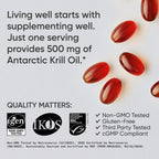 Sports Research® Antarctic Omega-3 Krill Oil, 120 Count Mini-Softgels
