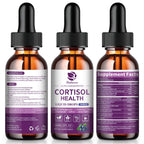 Cortisol Supplements for Women, Cortisol Reducer Manager Detox with KSM-66® Ashwagandha, Kava, Lemon Balm & Vitamin C B5 B6, Lower Cortisol, Hormone Harmony Liquid Drops, 2 FL.OZ, Blueberry Flavor
