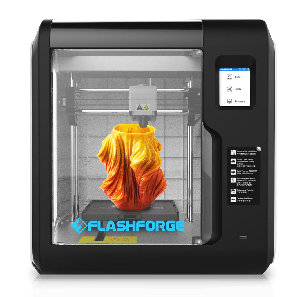 FLASHFORGE 3D Printer with Fully Auto Leveling, with 3S Detachable Nozzle, CoreXY All Metal Structure FDM 3D Prinrer