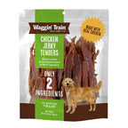 Waggin' Train Chicken Jerky Dog Treats, Made with 100% Real Chicken Breasts, Only Two All-Natural Ingredients, Great High Protein Dog Treat, Easily Digestible for Big or Small Dogs, 30 oz. Pouch