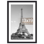 upsimples 13x19 Picture Frame, Wall Decor Poster Frames, Black 1 Pack