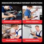 Endoscope Camera with Light: 5" 1080P HD Dual-Lens Inspection Borescope Camera for Sewer - 16.4ft Waterproof Industrial Endoscope - Flexible Snake BoreScope for Plumbing Automotive - Gift Tool for Men