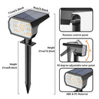 NYMPHY Solar Lights Outdoor Waterproof - 6 Pack (Warm White)