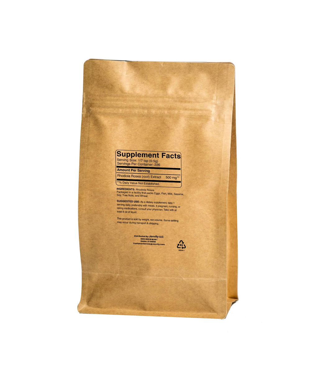 Jovvily Rhodiola Rosea Powder - 4oz - Golden Root - Non-GMO - Natural Supplement