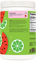 Wellah L-Glutamine Powder Watermelon Lime (50 Servings) - 5g L-Glutamine Per Serving, Sweetened with Stevia