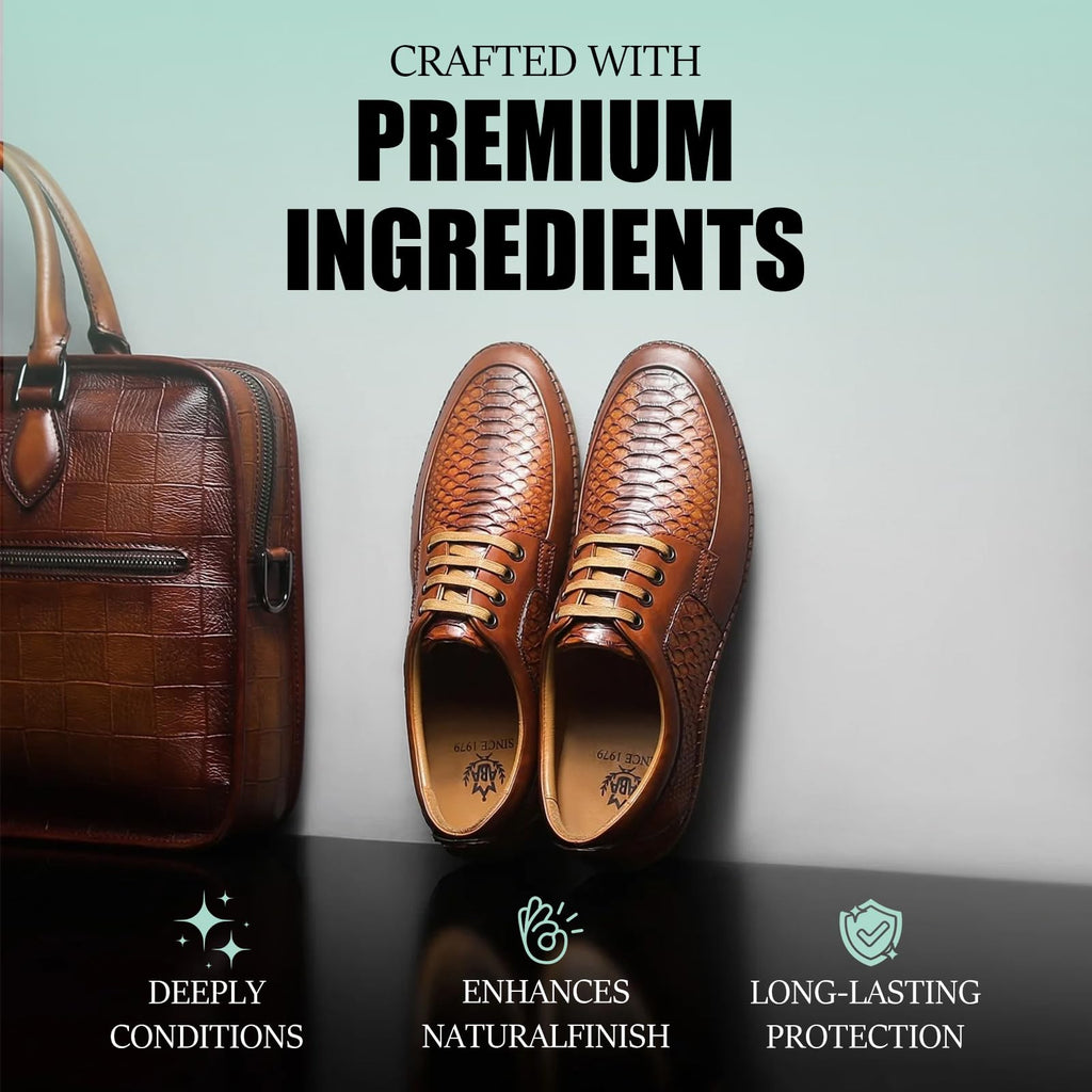 LUXGROVE® Leather & Furniture Repair Salve- Polisher, Leather Cleaner and Conditioner for Furniture - UV Protectants Help Prevent Cracking or Fading, for Car Seat, Couch, Shoe, Purse, Boot - 8oz