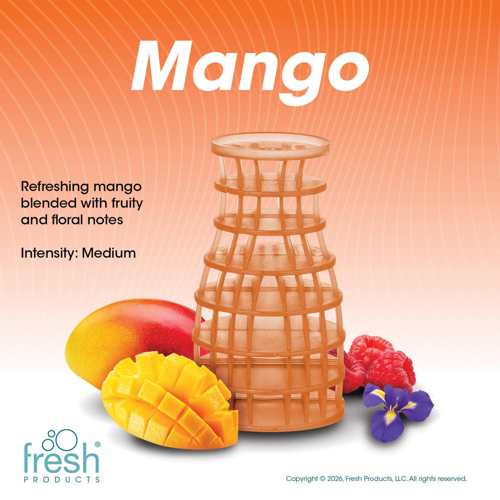Fresh Products Eco Air Freshener Refill Solid Dry, Mango, 6 Pack