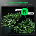 VIVOSUN 19" Bud Leaf Bowl Trimmer with Clear Dome, Stainless Steel Blades