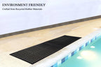 A1 Home Collections Anti Fatigue Mat, 0.6" Thick Heavy Duty Rubber Floor Mat with Drainage Holes - Non-Slip Kitchen, Bar & Restaurant Mat, 24x36 in