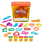 Play-Doh Fun Tub Set, 19 Accessories & Reusable Storage Container, Preschool Toys, Kids Arts & Crafts, Back to School Gifts, Ages 3+ (Amazon Exclusive)