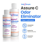 Safe n' Simple Assure C - Clear Lubricating Ostomy Pouch Deodorant - Colostomy Bag Odor Eliminator - Colostomy Deodorizer Lubricant - 8 Fluid Ounce Drops