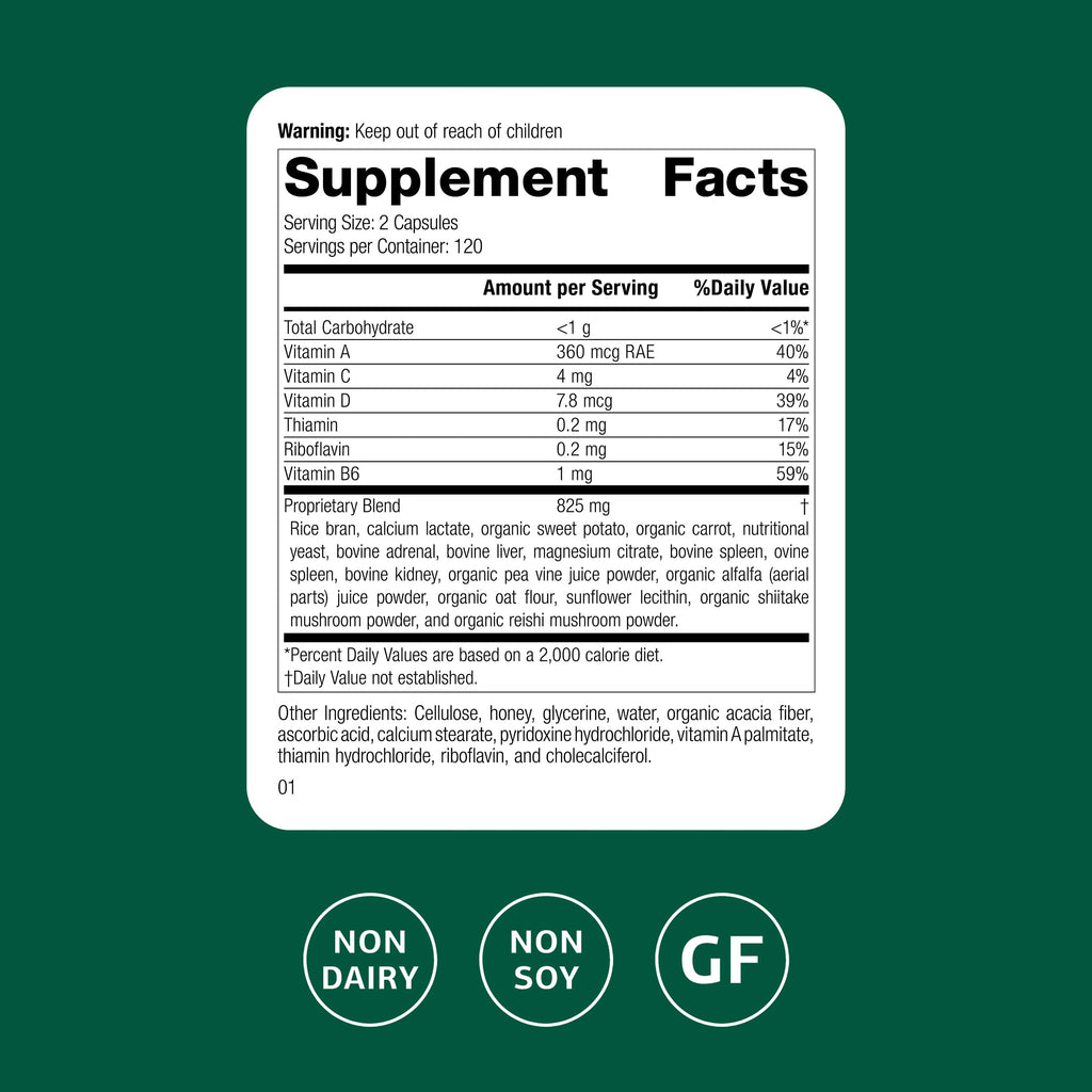 Standard Process Catalyn Gluten Free, 240ct Capsules, 120 Servings
