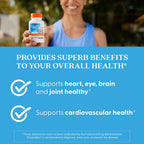 Doctor's Best Omega 3 Fish Oil Supplement for Women & Men - Source of DHA, EPA, & Omega-3 Fatty Acids, Purified, High 2000 mg Potency, Heart Health Support, Non-GMO, Gluten Free - 120 Marine Softgels