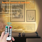 LED Spotlights Indoor, 5W Plants Uplighting with Remote Control Dimmable & Timer, Uplights Indoor Floor Spot Lights for Painting, Picture, Artwork, Accent Stick on Wall Light with 5.9 FT Plug Cord