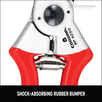 Corona Tools BP 6250 MAXFORGED Aluminum Bypass Pruner, 1-Inch Cut Capacity, Professional Hand Pruning Shears with Replaceable Steel Blade & Non-Slip Comfort Grip