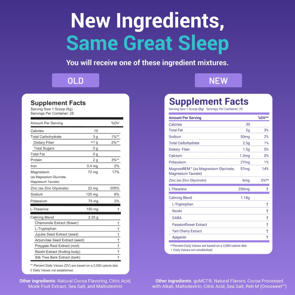 MoonBrew Nighttime Magnesium Hot Cocoa, Natural Sleep Aid Drink Mix for Adults, 2-Pack - Calming Melatonin-Free Sleep Support - Sleepy Hot Chocolate Powder with L-Theanine & Zinc Glycinate