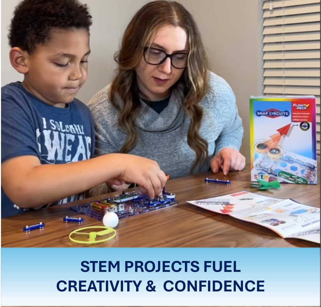 Snap Circuits Flight Deck Science/STEM Toy kit | Ages 8+ | Construction Gift for Boys and Girls