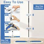 CLDREAM 48" Large Commercial Industrial Dust Mop for Floor Cleaning