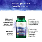 Swanson Graminex Flower Pollen Extract - Men's Health Supplement to Support Prostate, Kidney, Bladder & Urinary Tract Health* - Non-GMO - 60 Capsules