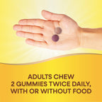 Nature’s Way Alive! Chewable Calcium Gummies with Vitamin D3, Daily Supplement Supports Healthy Bones and Teeth, and Muscle Function*, Strawberry and Raspberry-Lemonade Flavored, 60 Gummies (SET OF 3)